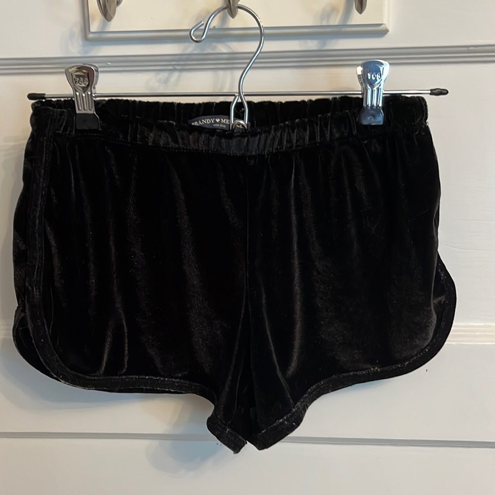Brandy Melville Velvet Shorts